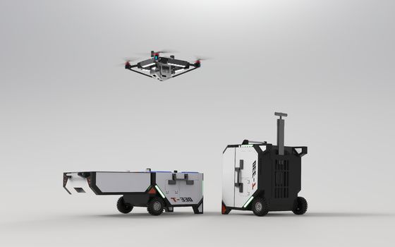 Tethered Flying Machine GODO T330 Portable Tethered UAV Systems | Hybrid Free-Flying & Tethered ...