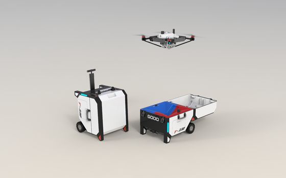 Tethered Flying Machine GODO T330 Portable Tethered UAV Systems | Hybrid Free-Flying & Tethered ...
